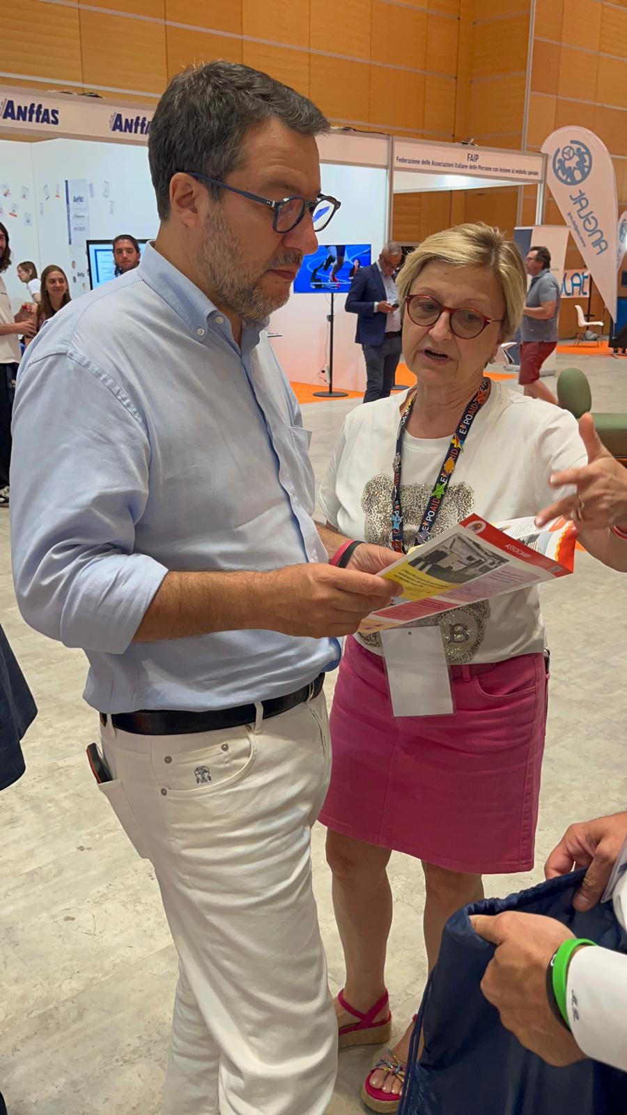 Matteo Salvini con Assocamp a ExpoAid 2026